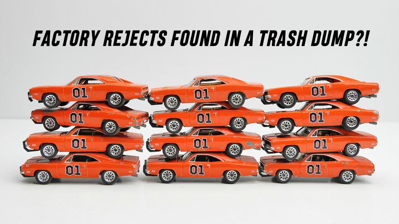 General Lee Cars Found in a Trash Dump?! The Story of the Johnny Lightning Factory Reject Cars