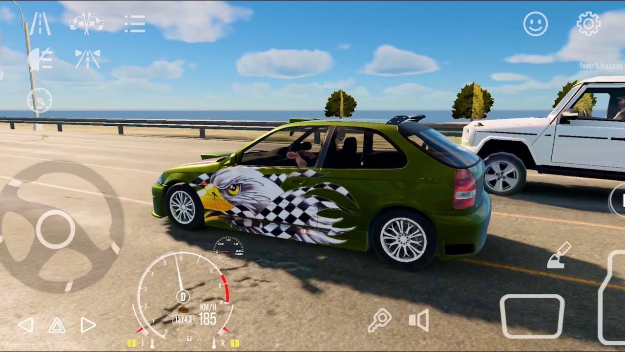 Honda Civic (EK9) Type R | Exhaust Sound | Car Parking Multiplayer 2 Mobile Gameplay