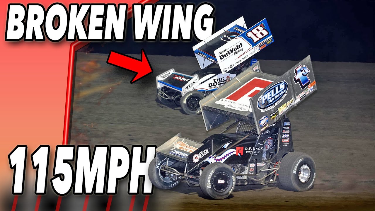 A BROKEN WING ON THE FASTEST TRACK - Salina HighBanks Speedway!