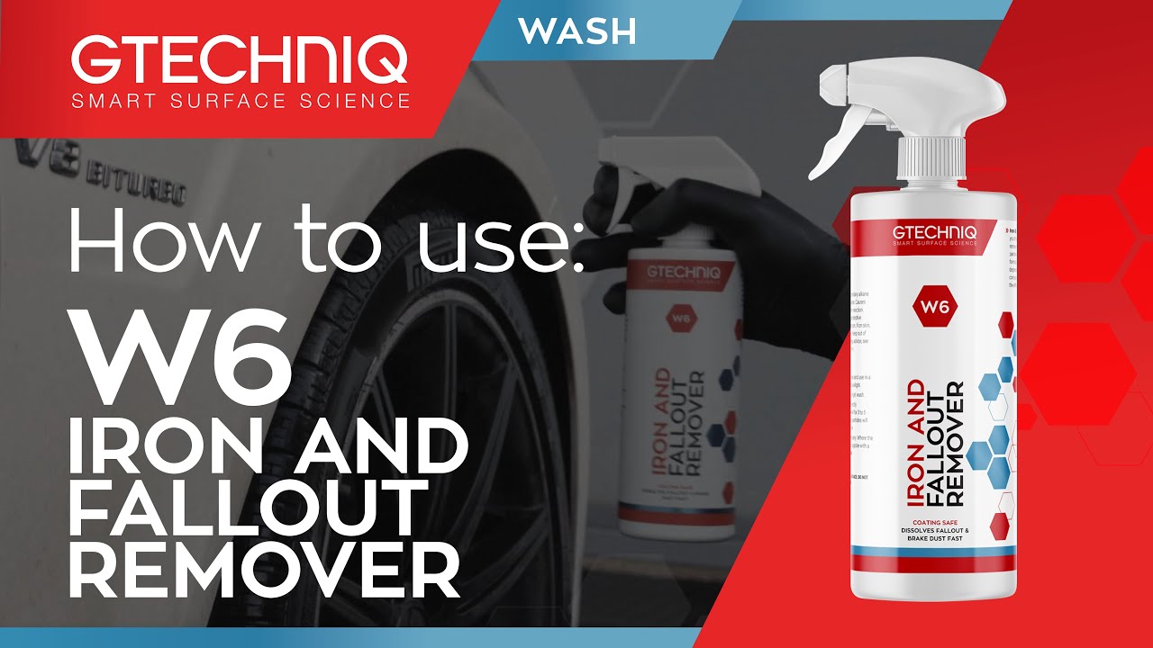 How to use: W6 Iron Removing Wheel & Paint Cleaner