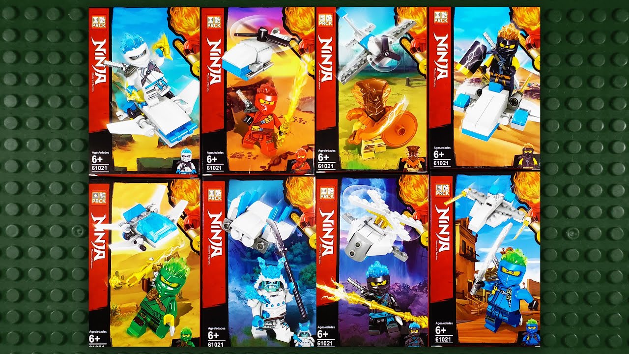 LEGO Ninjago Season 11 Minifigures (knock-off) PRCK 61021