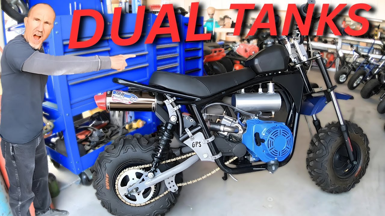 Mega Moto 212 przygotowuje się do wyścigu GPS 180 Mini Bike!