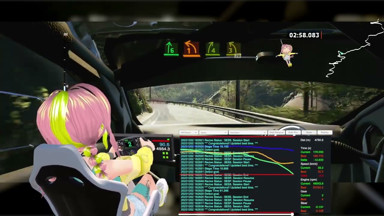 [EA Sports WRC] Rally Japan ゆっくり練習 HabuDam