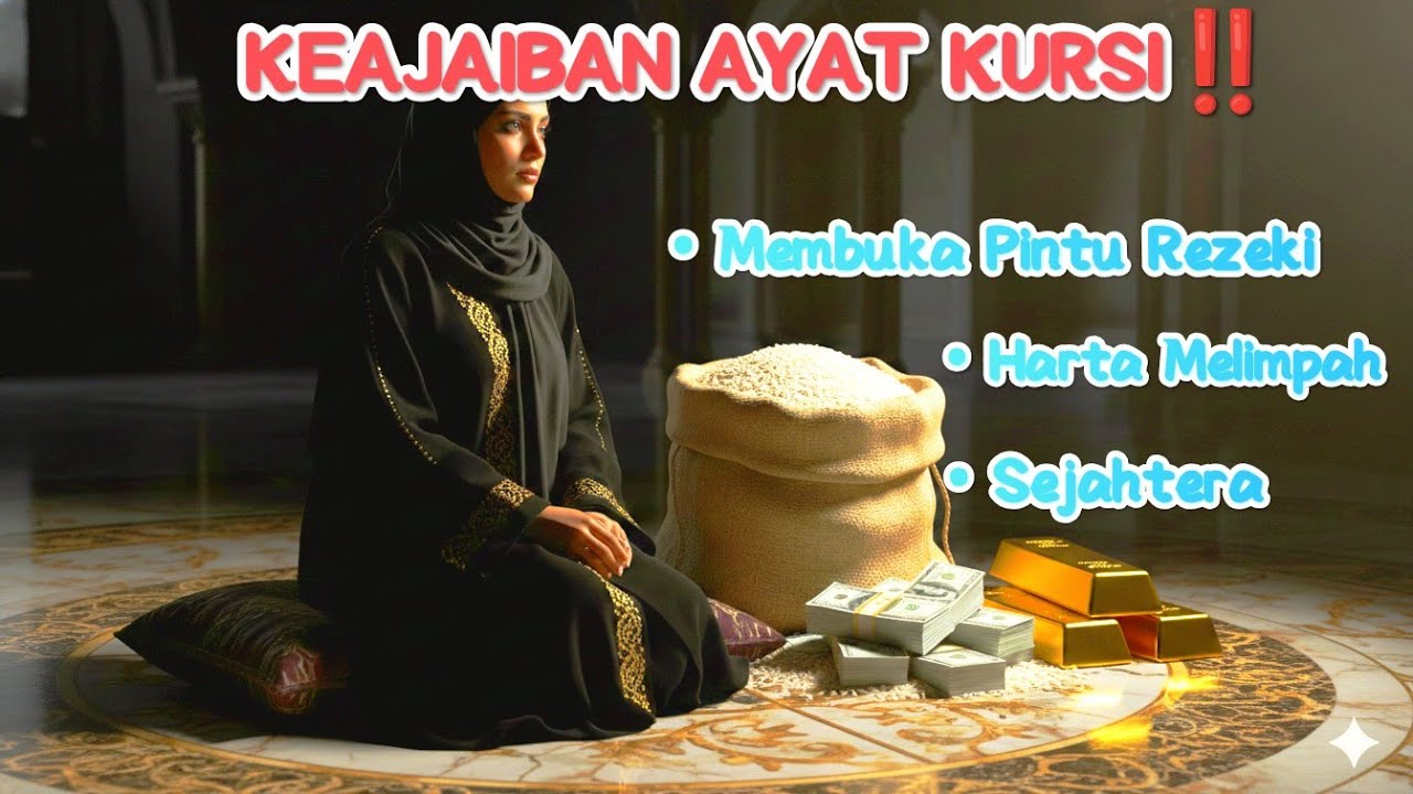 Ayat Kursi Paling Dahsyat ‼️  Rezeki Datang Tak Terduga