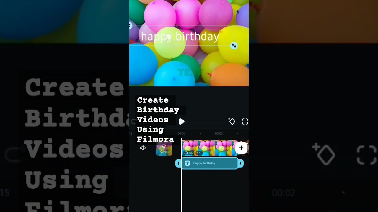 Create Tik Tok Style Birthday videos using Filmora go #filmoracertifiedcreative #wondersharefilmora