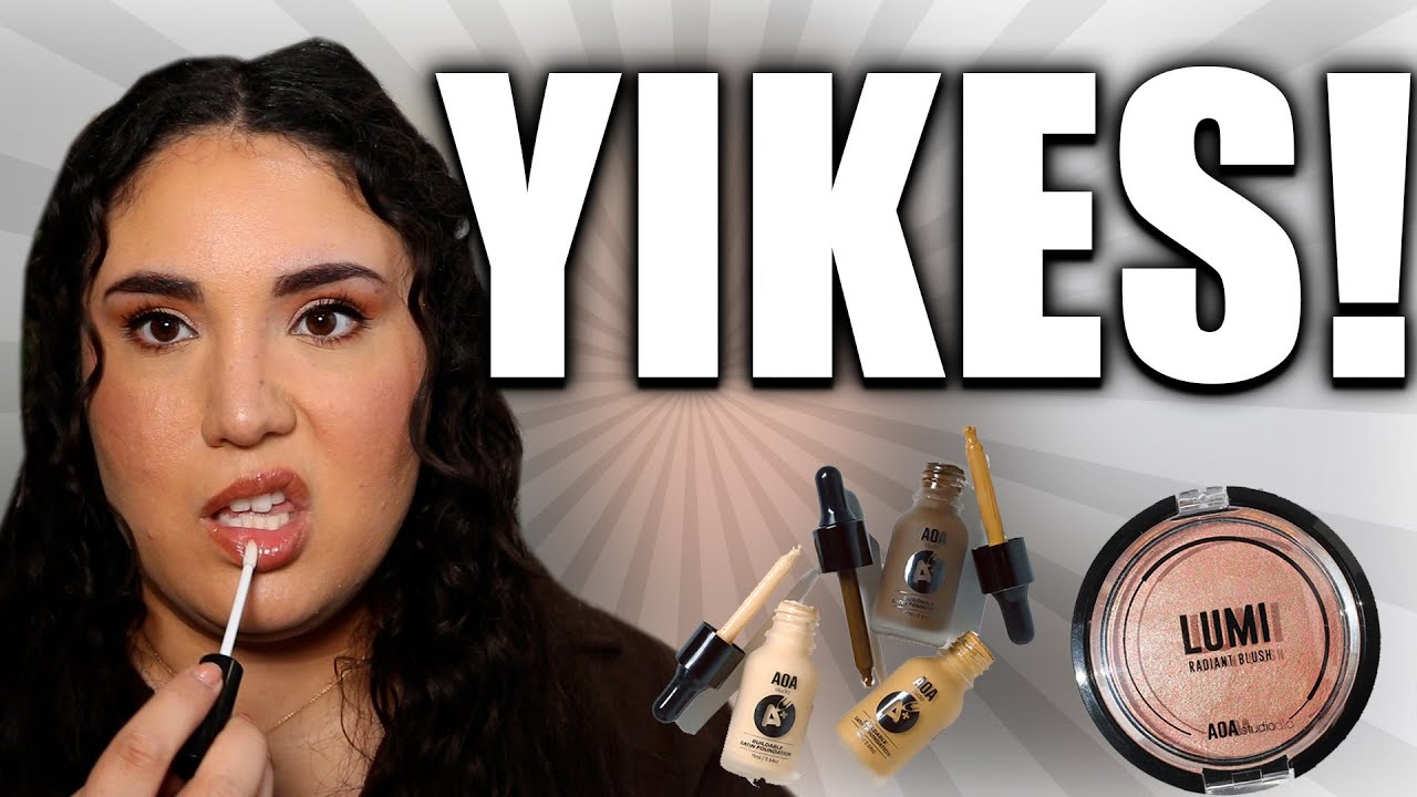 SHOP MISS A MAKEUP TRY ON| YIKES!