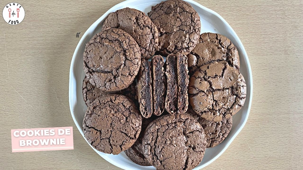 Cookies de brownie | Receta r&aacute;pida y f&aacute;cil | Receta #143 | GENTE DE FOOD