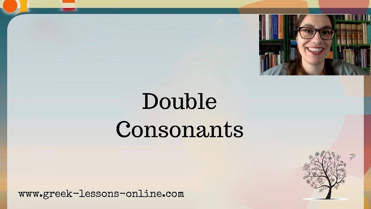 Greek Online Lessons | A1 | Lesson 5 | Phonology - Double Consonants