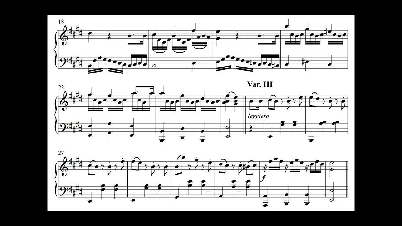 Theme and 21 Variations on Happy Birthday