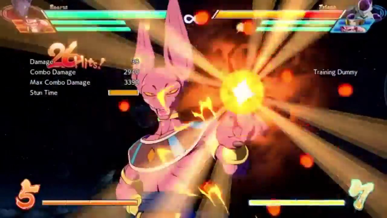 DBFZ: pressure combos  showcase
