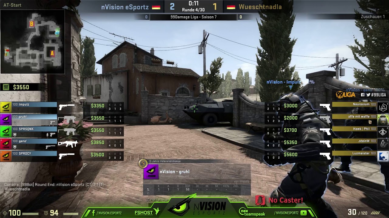 99Damage League | nVision eSportz vs. W&uuml;schtnadla