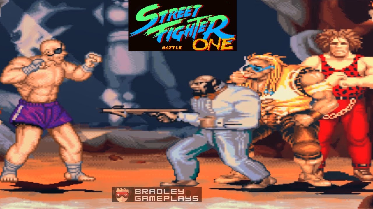 Street Fighter ONE - Sagat VS Damnd & Andore #mugen