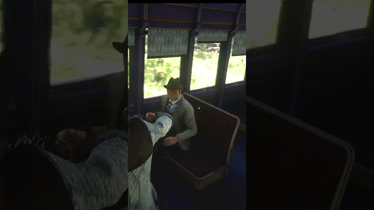 train Coach Robbery #rdr2