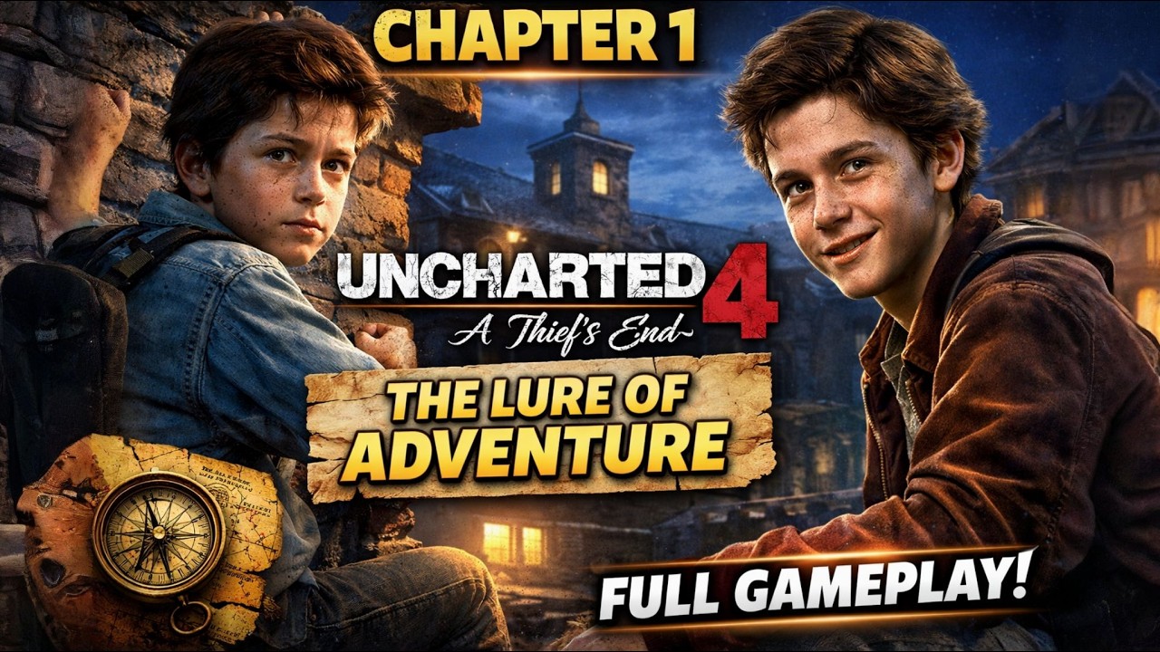 Uncharted 4 Chapter 1 The Lure of Adventure | Full PC Gameplay #uncharted4 #pcgameplay