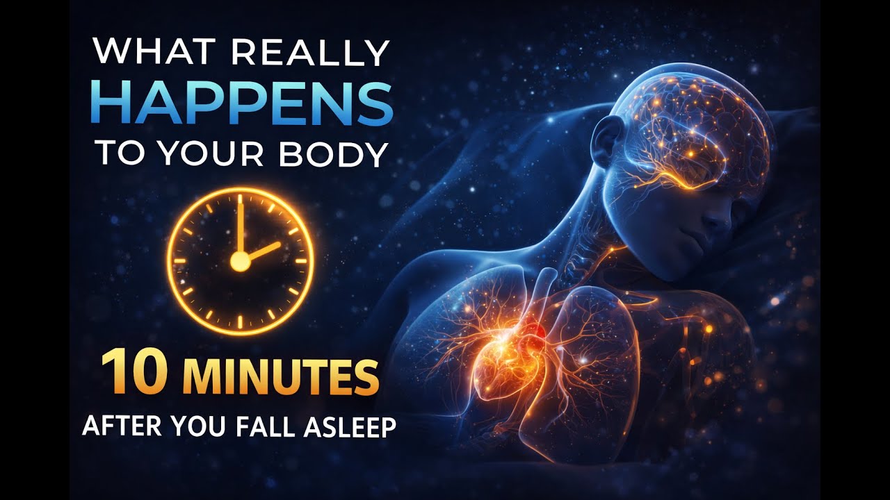 WHAT REALLY HAPPENS TO YOUR BODY 10 MINUTES AFTER YOU FALL ASLEEP