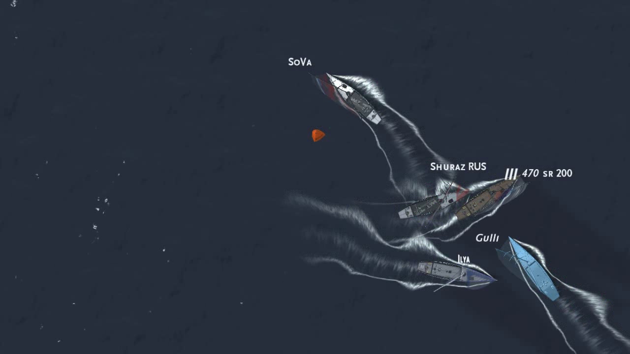 Fleet Race RC44 2019 04 05 top mark