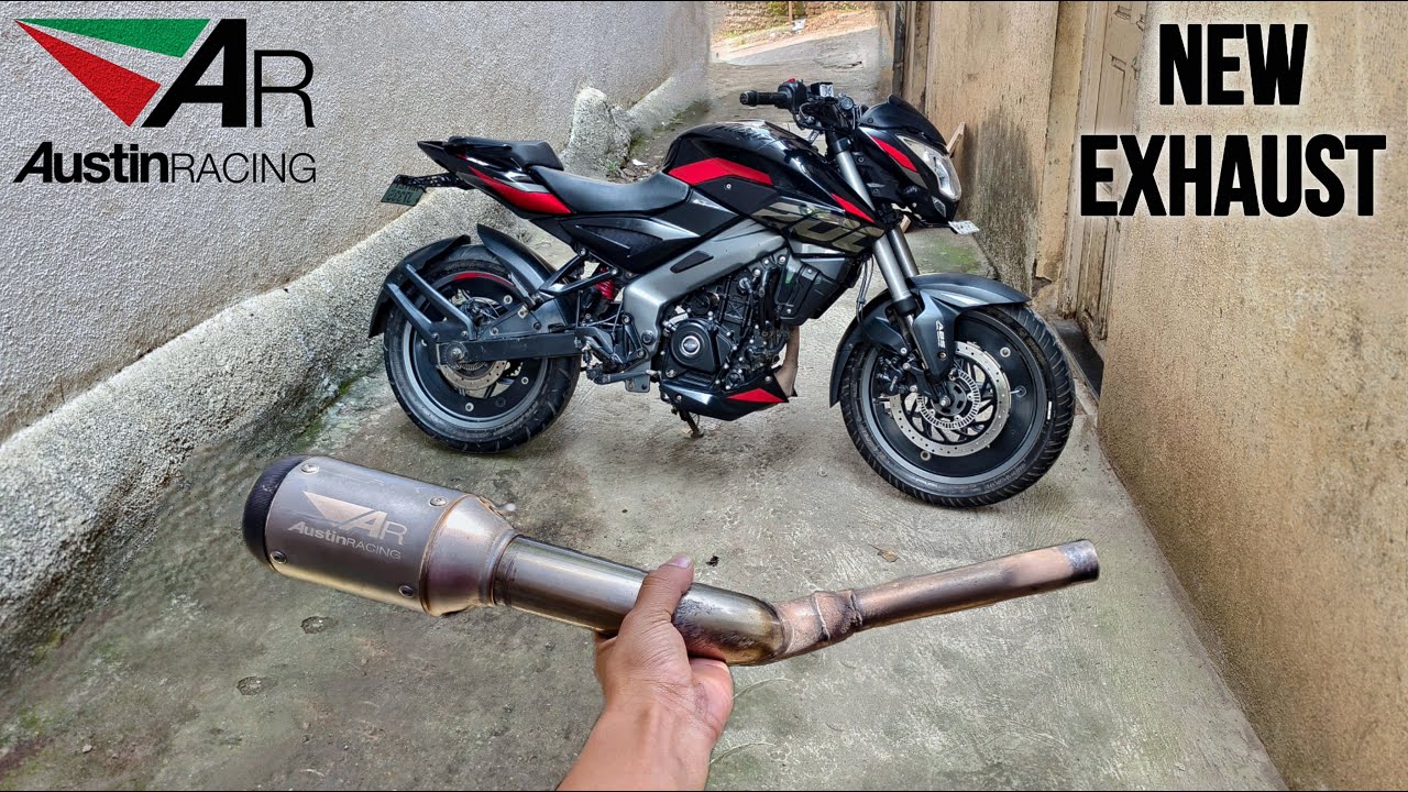 Ns 200 Bs6+ Exhaust Modification 🔥 Installing AR Exhaust In My Ns 200 💥 #ns200 #modified