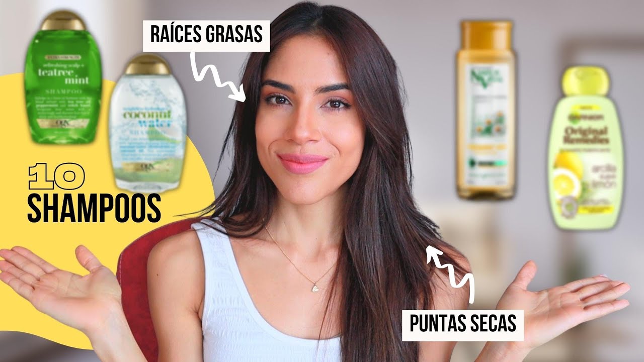 🚀  SHAMPOOS para CABELLO GRASO y CASPA con PUNTAS SECAS *Dermatitis Seborréica* | Natalia Julia