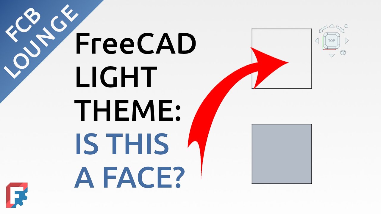 Исправление проблемы с видимостью лиц в светлой теме FreeCAD 1.0