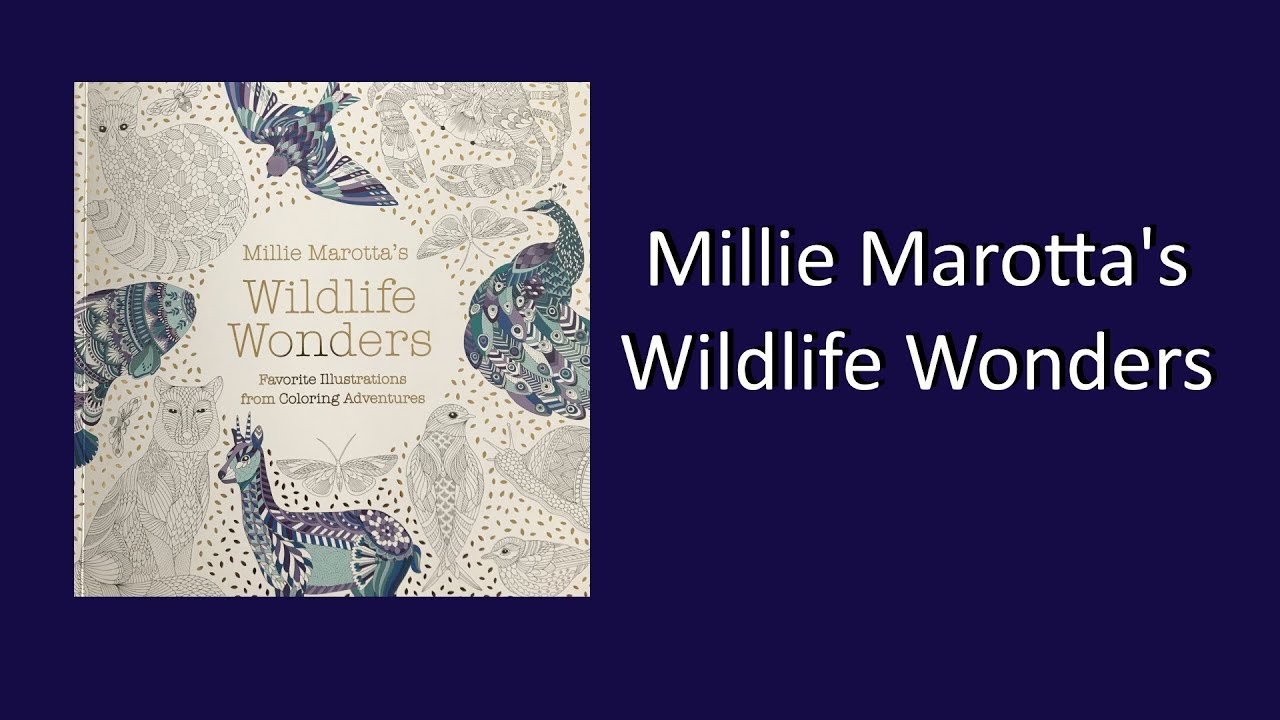 Coloring Book Flip Through: Millie Marotta's Wildlife Wonders