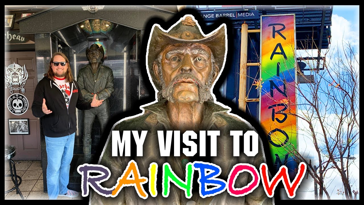 My Visit to The Rainbow Bar & Grill! The Lemmy Statue!