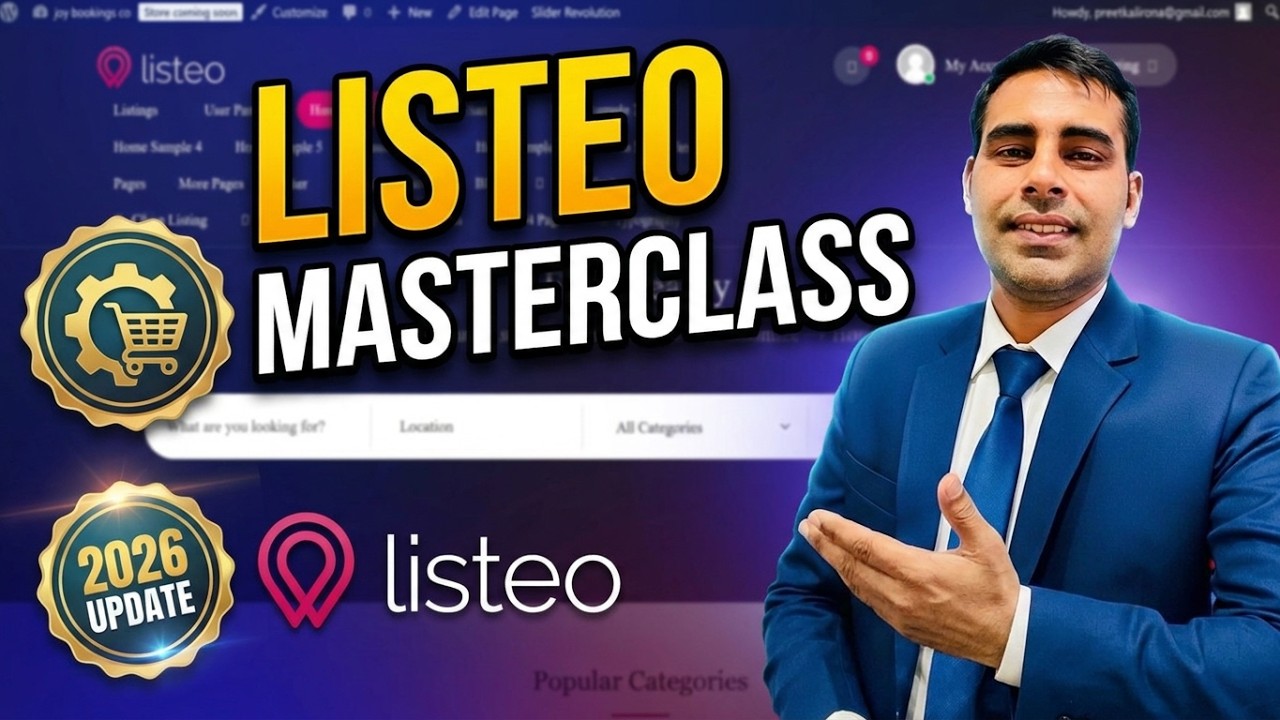 Listeo Theme Customization Full Tutorial