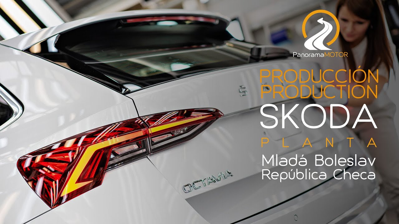 Producción SKODA en la planta de Mladá Boleslav República Checa | SKODA Production