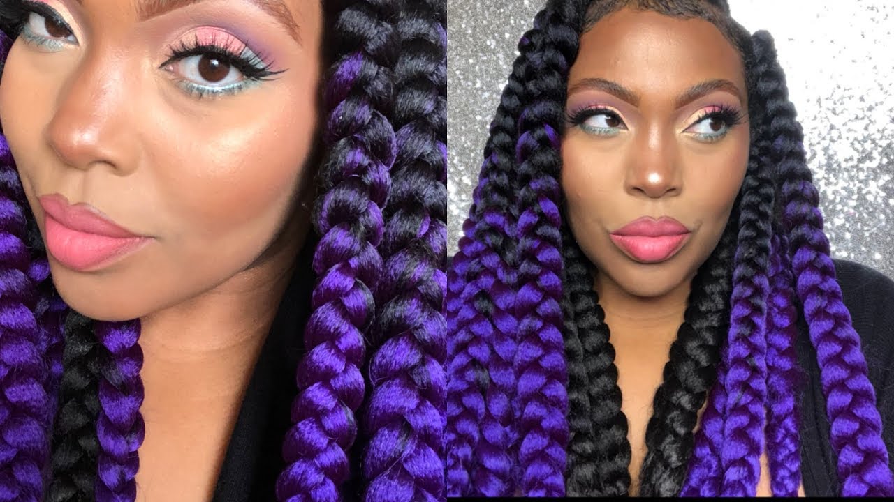 Perfect Rubber Band Method Jumbo Box Braids Giveaway Africana Braid
