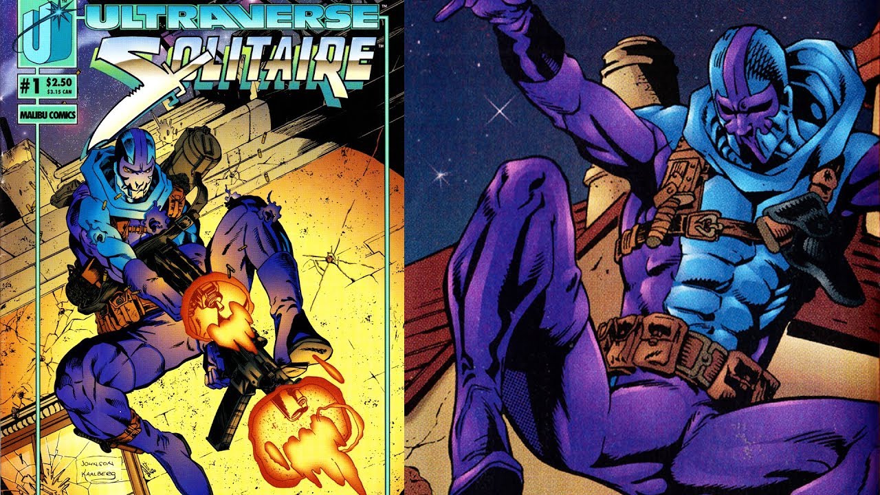 SOLITAIRE #1 is SOLID GOLD from MALIBU COMICS!!