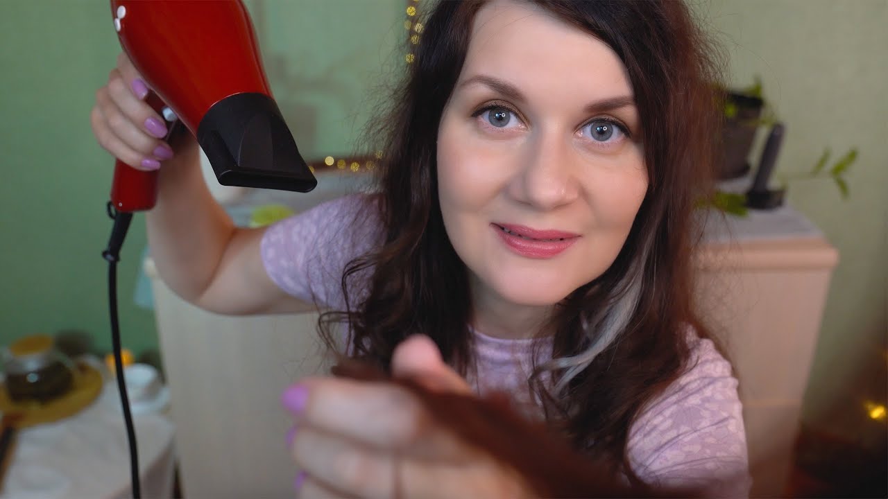 ASMR Парикмахер в уютной парикмахерской, расслабляющая ролевая игра для сна