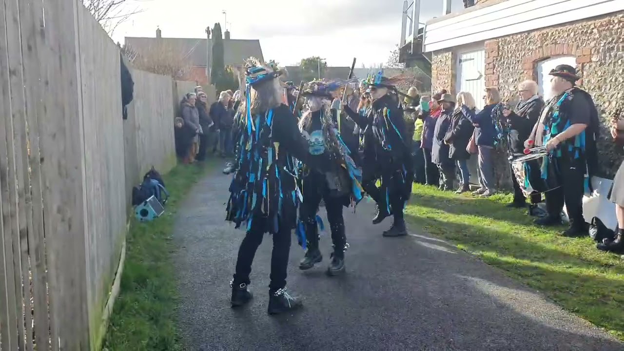 Not For Joe by Anderida Border Morris at Polegate Windmill on the afternoon