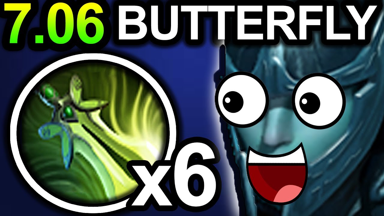 BUTTERFLY PHANTOM ASSASSIN DOTA 2 PATCH 7.06 NEW META PRO GAMEPLAY