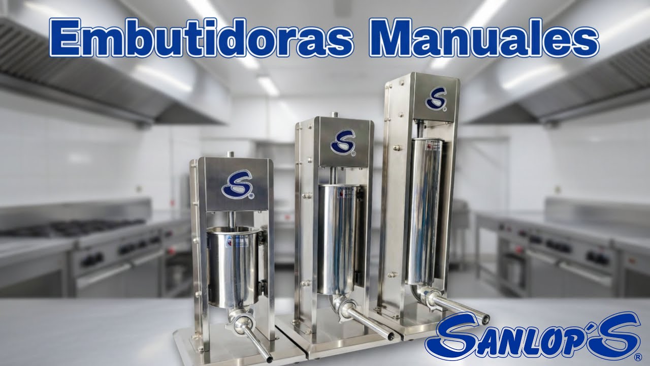 Conoce nuestras Embutidoras manuales en acero y cómo usarlas