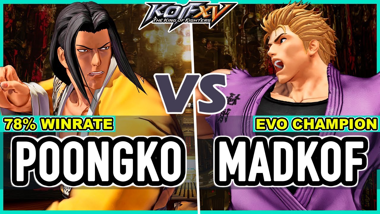 KOF XV 🔥 Poongko (Gato/Kim/Yashiro) vs Madkof (Ryo/Heidern/Goenitz)