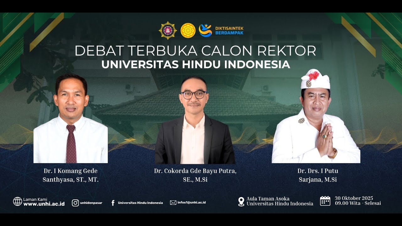 DEBAT TERBUKA CALON REKTOR