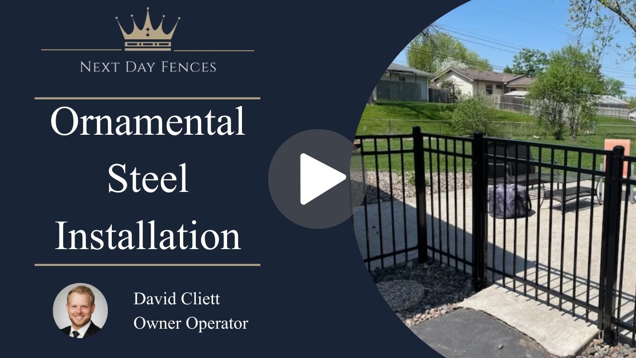 Ornamental Steel Installation | Next Day Fences