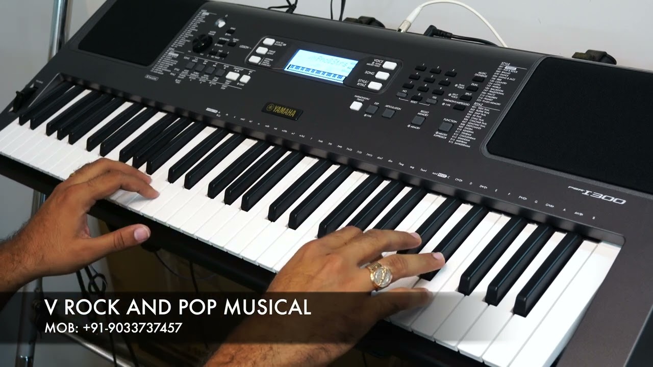 YAMAHA PSR I-300 ALL SOUNDS INDIAN AND WESTERN DEMO | V ROCK | 9033773457