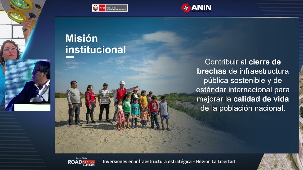 Roadshow ANIN 2025: “Inversiones en infraestructura estratégica - Región La Libertad”.