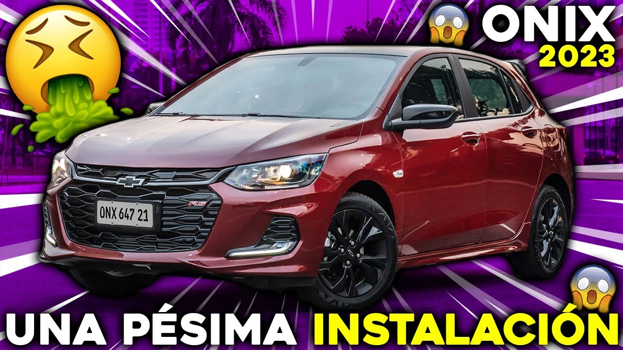 🔥 Así arruinaron el sistema de car audio en este Chevrolet Onix 2023