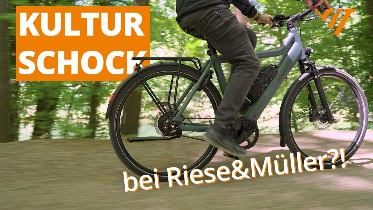 Das beste City E-Bike?! 😮🚴‍♂️ Ein sportliches Rad im klassischen Riese & Müller Look - das Culture!