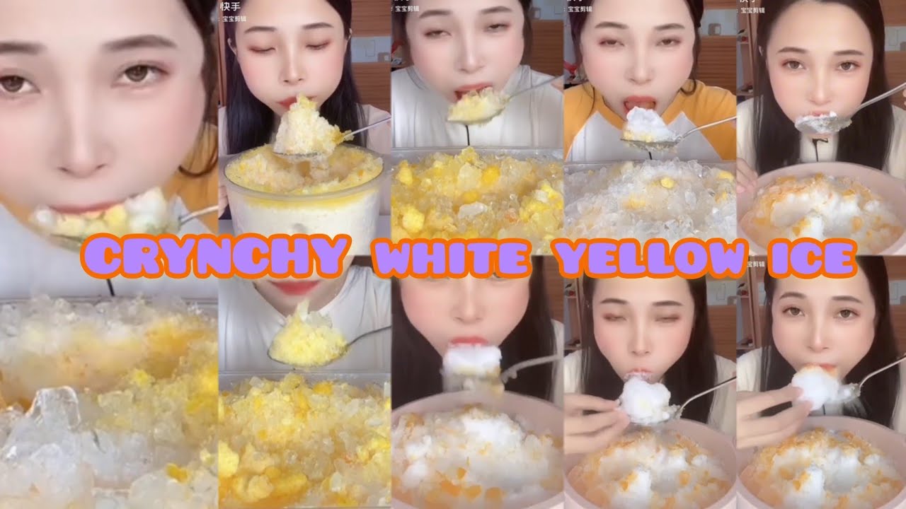 CRUNCHICE🧊❤️FREEZER FROST EATING|ONLY BITES ASMR|JEWELRY ICE ❄️ CRISPY BITES ❇️