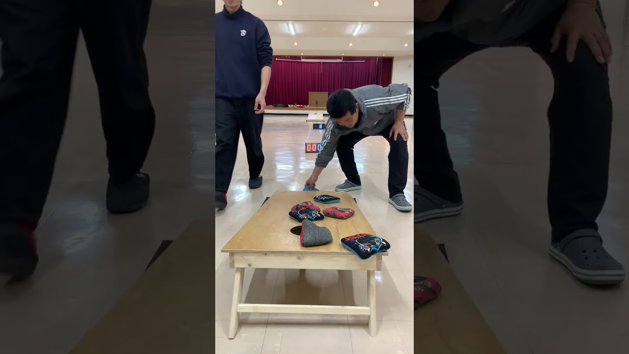 Cornhole practice!
