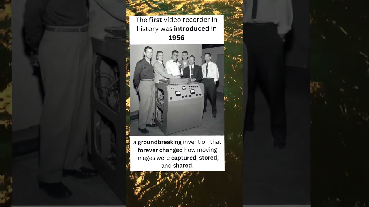 The First Video Recorder Ever Made (1956)