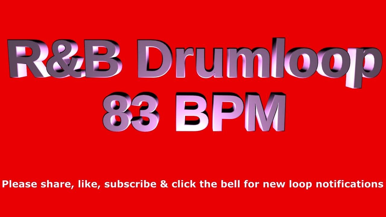 R&B Drum Loop 83 BPM