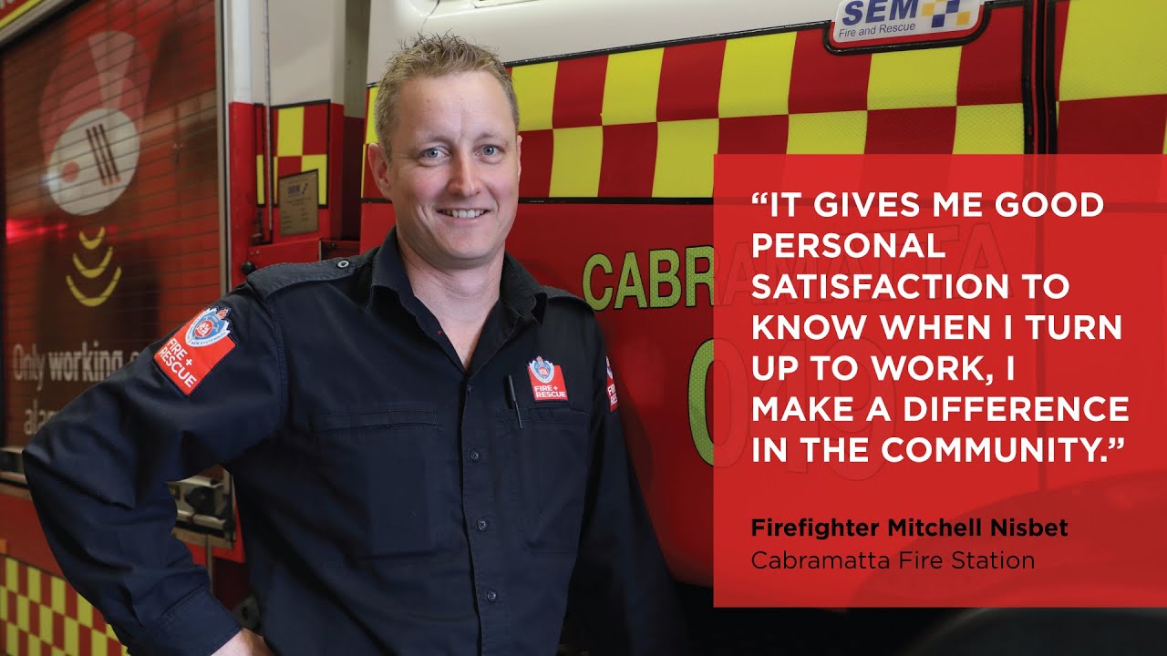 Mitchell Nisbet, Permanent (full-time) Firefighter, Cabramatta Station