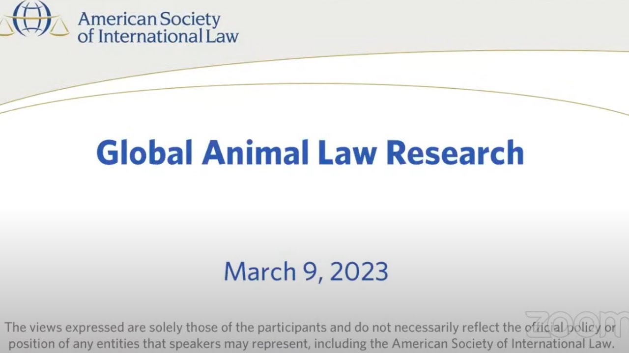Global Animal Law Research