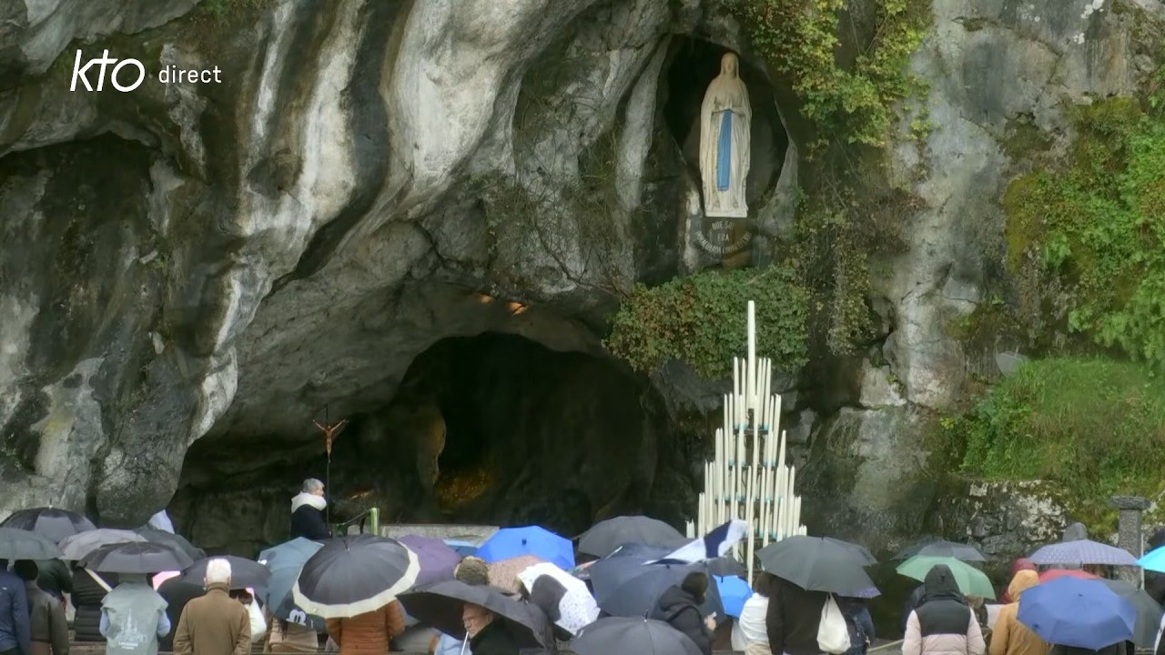 Chapelet du 8 février 2026 à Lourdes