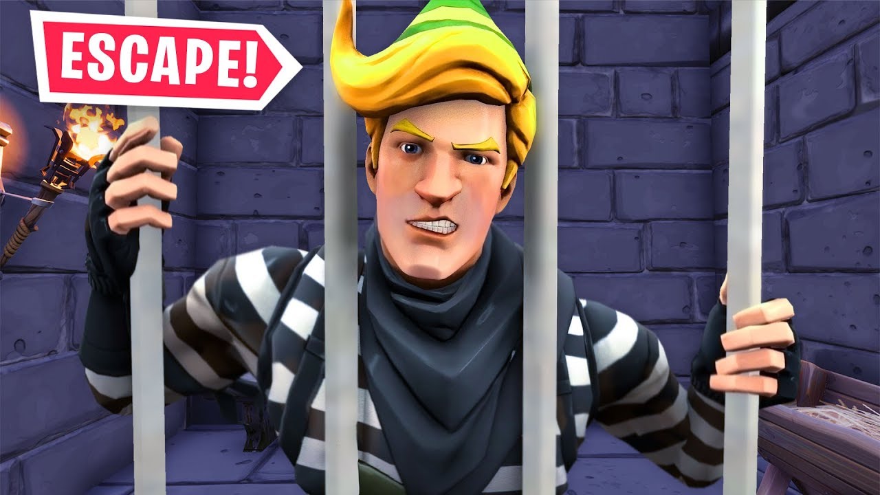 Меня заперли в тюрьме Fortnite... (Побег из тюрьмы)