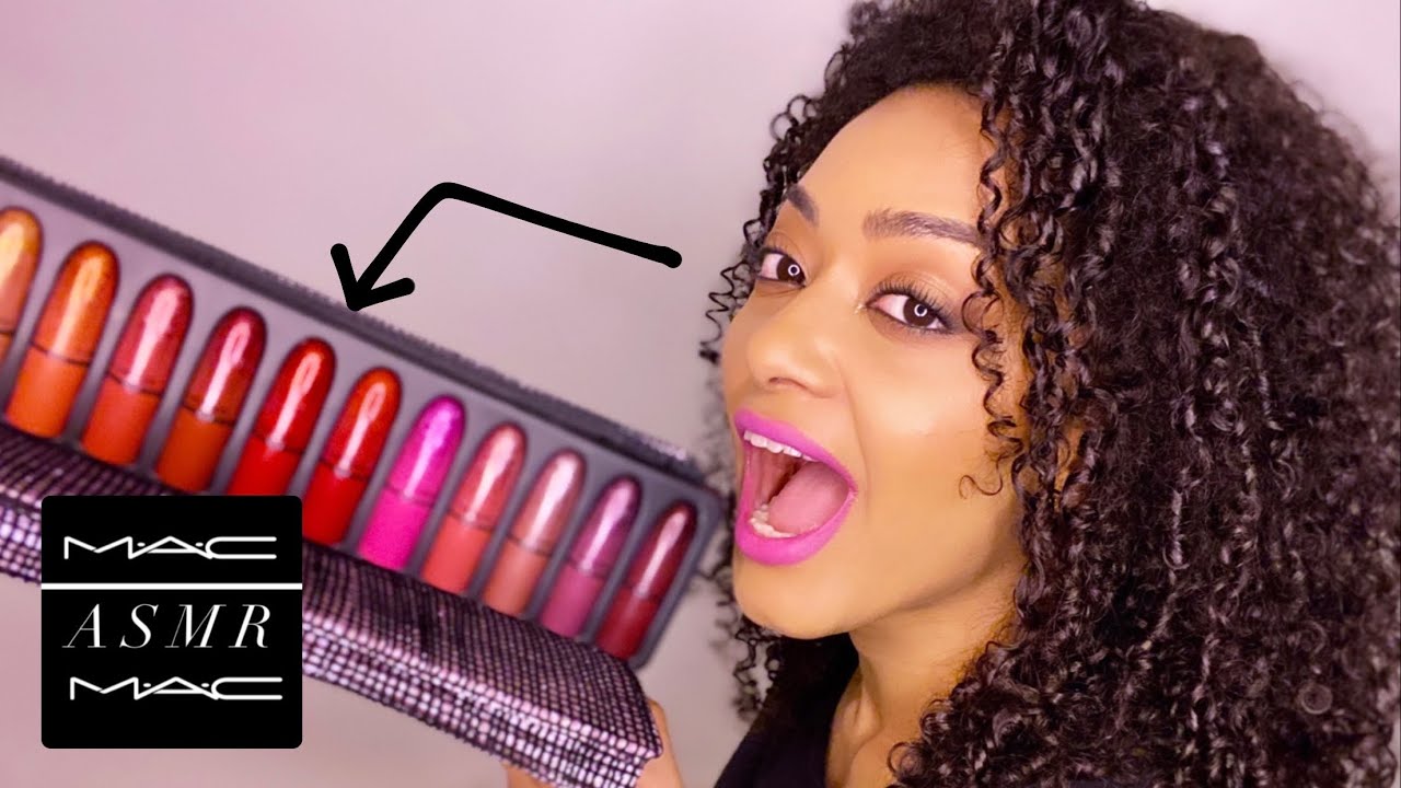 PART 1 🤩 ASMR 💄 MAC Lipstick Application 💋 Heavenly Mouth Sounds 👼