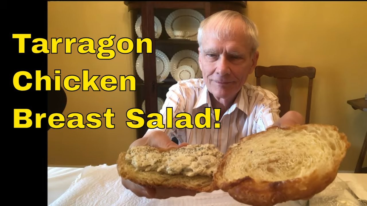 ASMR: Savory Tarragon Chicken Breast Salad! [